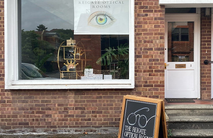 reigate optical rooms external view